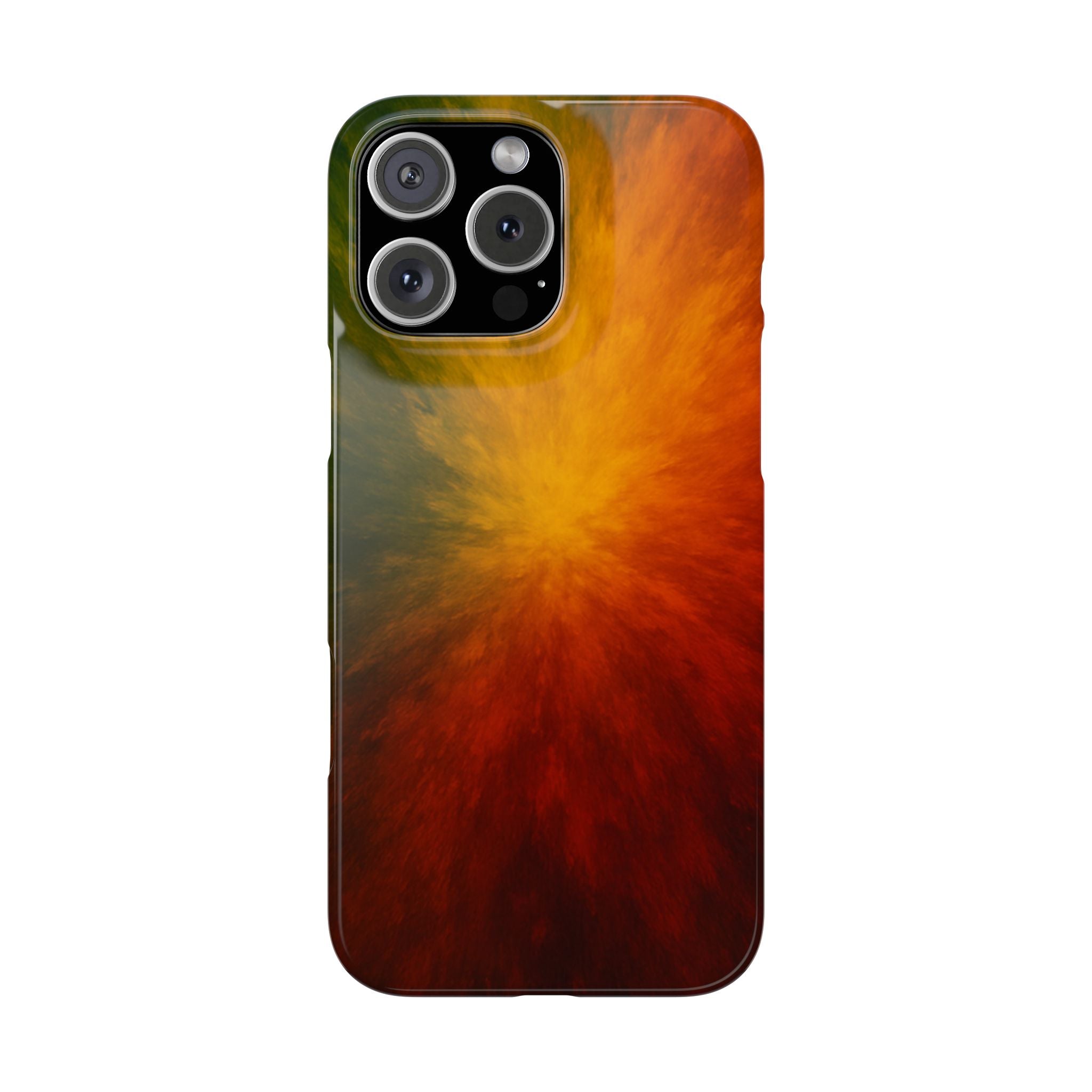 Autumn Burst Slim Phone Case — Fall Color Explosion Phone Cover