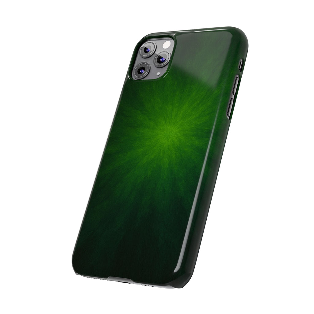 Slim Phone Case — Emerald Burst Gradient Slim Case