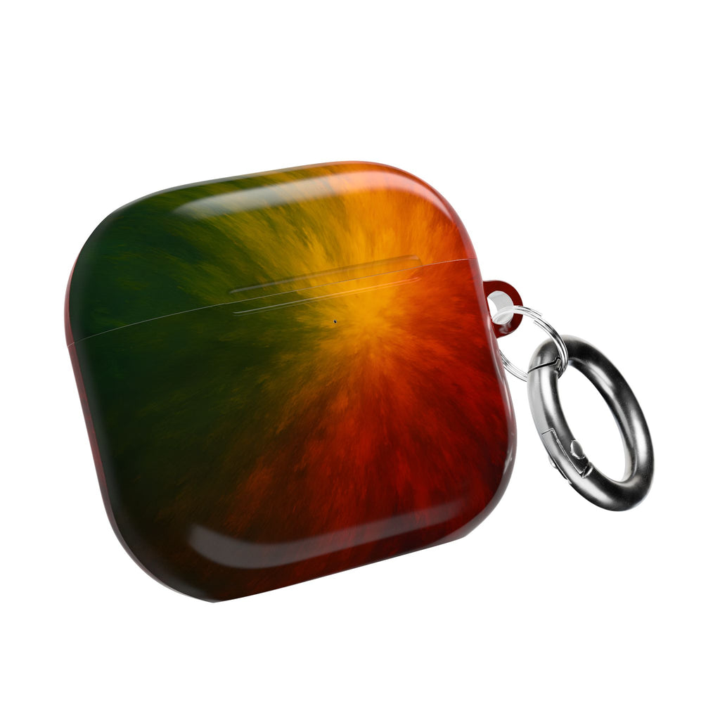 AirPod Case — Red Orange Green Nebula Protective Charging Case