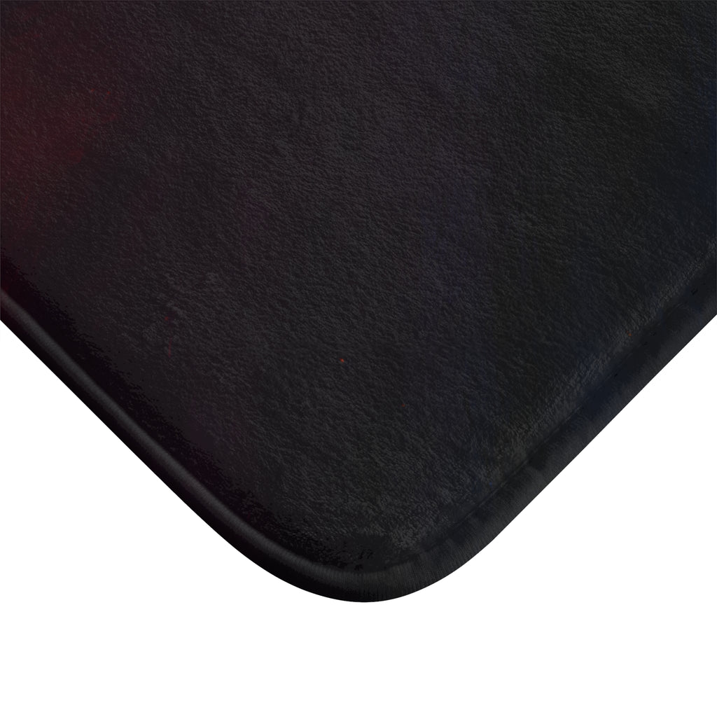 Nebula Gradient Bath Mat — Moody Galaxy Bathroom Rug