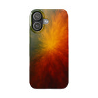 Autumn Burst Slim Phone Case — Fall Color Explosion Phone Cover
