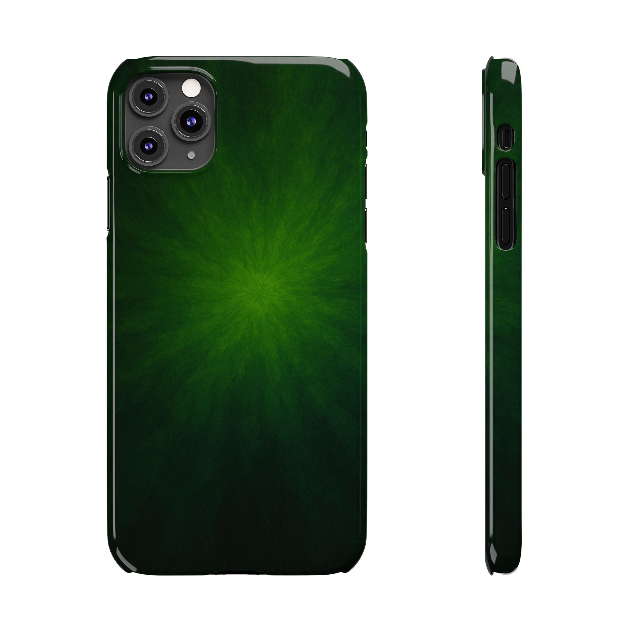 Slim Phone Case — Emerald Burst Gradient Slim Case