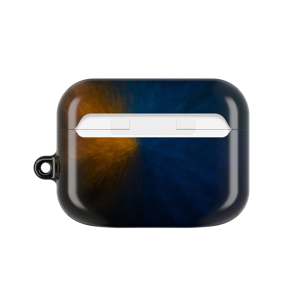 AirPod Case — Blue & Orange Nebula Protective Cover