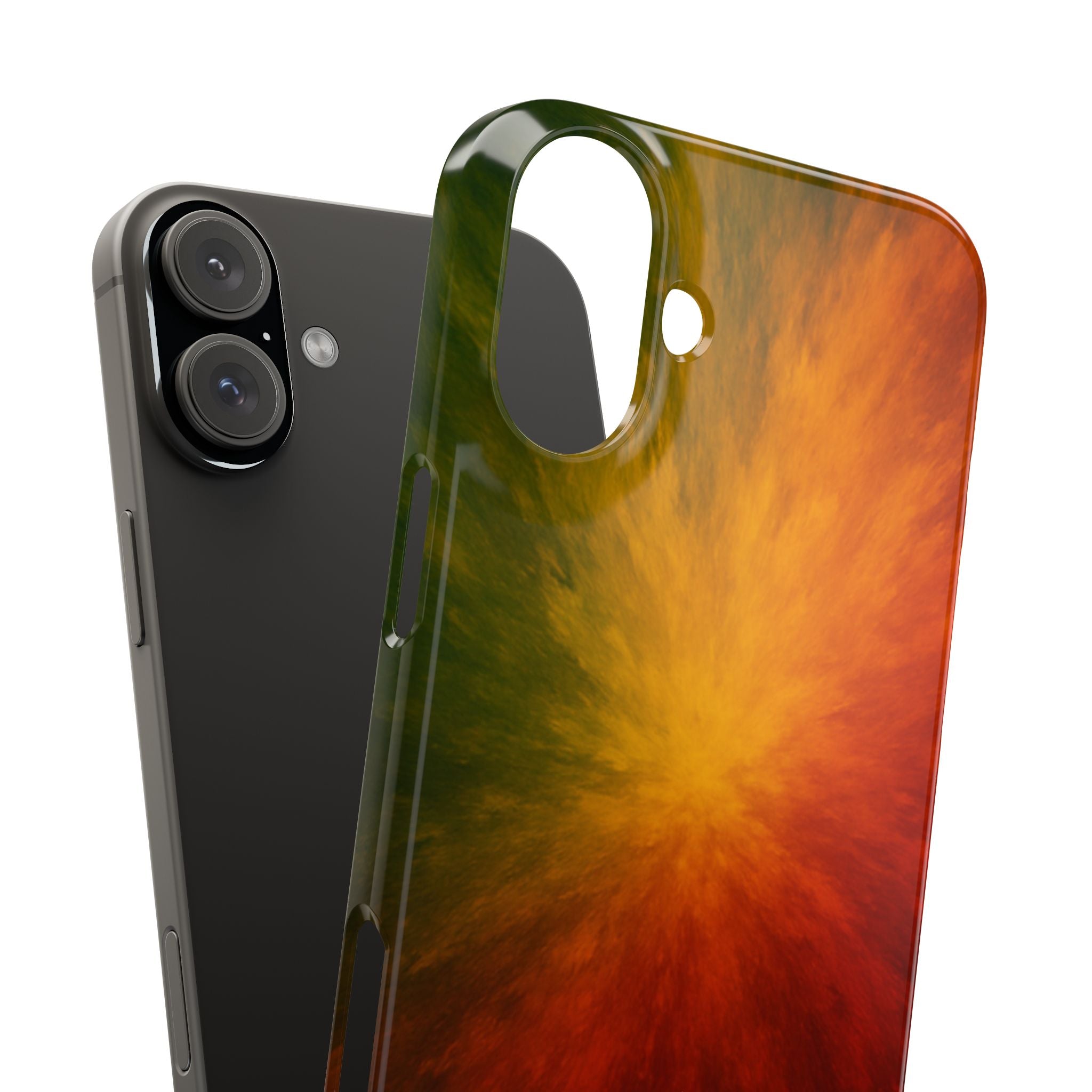 Autumn Burst Slim Phone Case — Fall Color Explosion Phone Cover