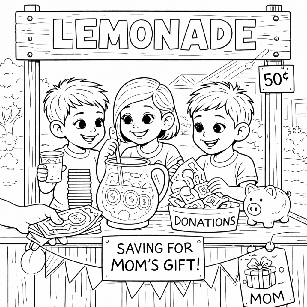 Happy Family Adventures Coloring Book