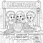 Happy Family Adventures Coloring Book