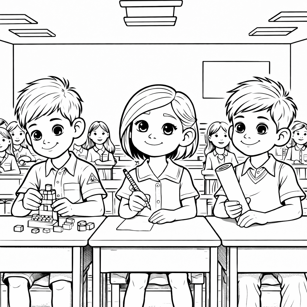 Happy Family Adventures Coloring Book
