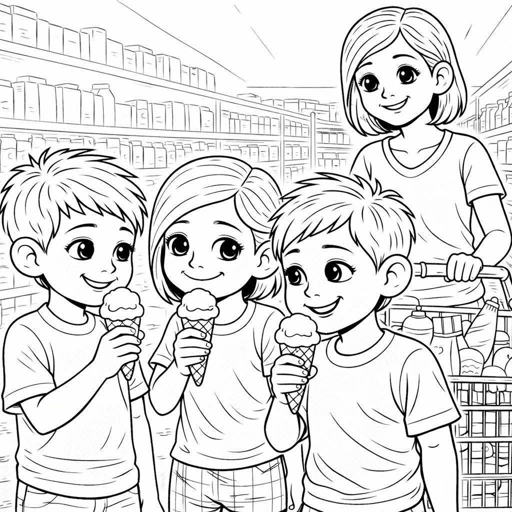 Happy Family Adventures Coloring Book